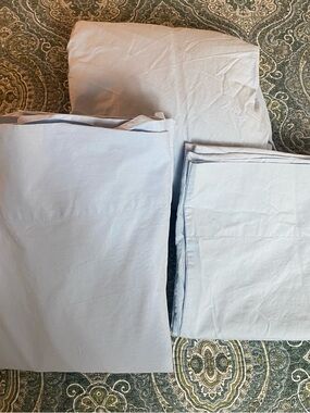 French Connection Light Blue 3 piece king sheet set